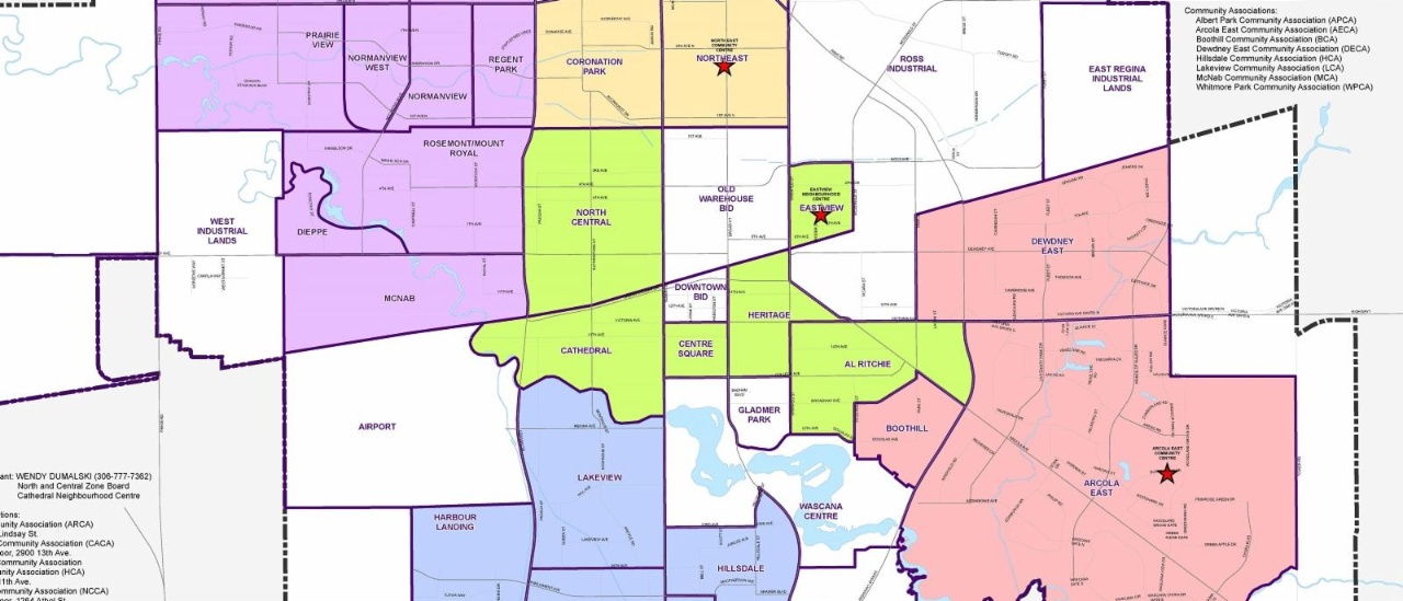 map of regina sk City Of Regina Zone Boards Community Associations map of regina sk
