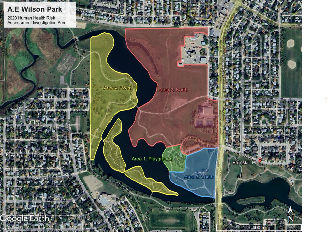 Figure 1_A.E. Wilson Environmental Investigation Areas