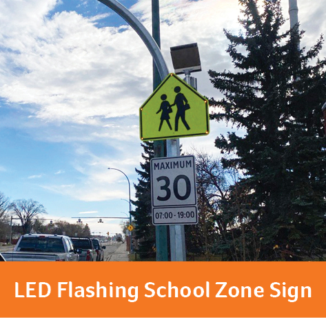 LED Flashing School Zone LED Flashing School Zone